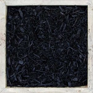 Dark Black Colorized Landscaping Mulch